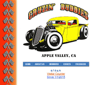 Tablet Screenshot of cruzinbuddies.com